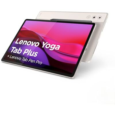 Lenovo Yoga Tab Plus Tablet 12.7" 3K Display Qualcomm Snapdragon 8 Gen 3 16GB RAM 256GB eMMC Speicher Android Seashell Inkl. Tab Pen Pro Lenovo Yoga Tab Plus Tablet 12.7" 3K Display Qualcomm Snapdragon 8 Gen 3 16GB RAM 256GB eMMC Speicher Android Seashell Inkl. Tab Pen Pro
