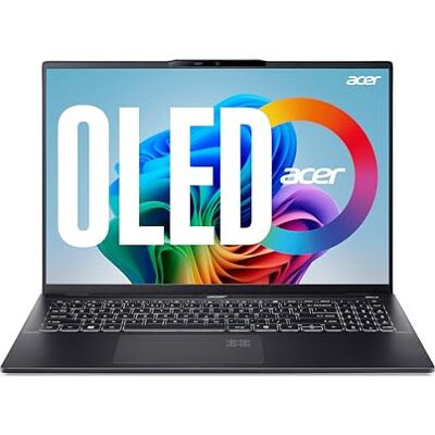 Acer Swift 16 AI OLED (SF16-51-74C3) KI Laptop, Copilot+ PC, 16" WQ2.8K OLED 120Hz Display, Intel Core Ultra 7 256V 16 GB RAM, 1 TB SSD, Intel Arc Grafik 140V, Windows 11, QWERTZ Tastatur Acer Swift 16 AI OLED (SF16-51-74C3) KI Laptop, Copilot+ PC, 16" WQ2.8K OLED 120Hz Display, Intel Core Ultra 7 256V 16 GB RAM, 1 TB SSD, Intel Arc Grafik 140V, Windows 11, QWERTZ Tastatur