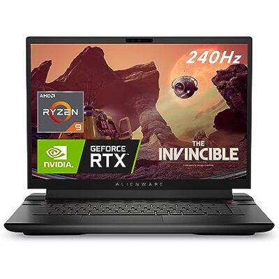 Alienware m16 Gaming Laptop 16 Inch QHD 240 Hz, AMD Ryzen 9 7845HX, 16 GB RAM, 1 TB SSD, NVIDIA GeForce RTX 4070, AlienFX RGB Keyboard German, Windows 11 Home, Dark Metallic Moon Alienware m16 Gaming Laptop 16 Inch QHD 240 Hz, AMD Ryzen 9 7845HX, 16 GB RAM, 1 TB SSD, NVIDIA GeForce RTX 4070, AlienFX RGB Keyboard German, Windows 11 Home, Dark Metallic Moon