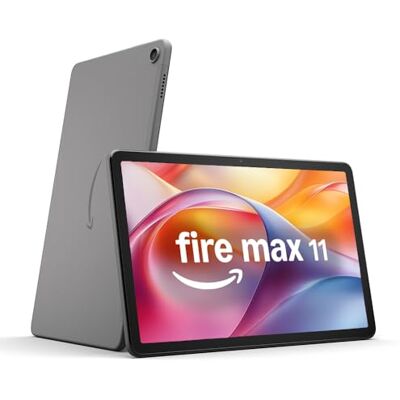Amazon Fire Max 11-Tablet (Neueste Generation), unser bisher leistungsstärkstes Tablet, mit klarem 11-Zoll-Display, Octa-Core-Prozessor, 4 GB RAM, 14 Std. Akkulaufzeit, 128 GB, grau, mit Werbung Amazon Fire Max 11-Tablet (Neueste Generation), unser bisher leistungsstärkstes Tablet, mit klarem 11-Zoll-Display, Octa-Core-Prozessor, 4 GB RAM, 14 Std. Akkulaufzeit, 128 GB, grau, mit Werbung