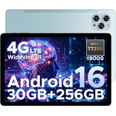 DOOGEE Tab G6 Android 16 Tablet 11 Zoll, 30GB RAM + 256GB ROM Tablet mit SIM Card Slot, 90Hz Display, Unisoc T7250 8000mAh Akku Tablets PC, Widevine L1, 13MP, 4G LTE, 3,5mm Audio/5G WiFi/Face ID/GPS DOOGEE Tab G6 Android 16 Tablet 11 Zoll, 30GB RAM + 256GB ROM Tablet mit SIM Card Slot, 90Hz Display, Unisoc T7250 8000mAh Akku Tablets PC, Widevine L1, 13MP, 4G LTE, 3,5mm Audio/5G WiFi/Face ID/GPS