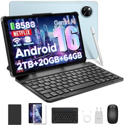 DOOGEE Tab A9+ Android 16 Tablet 11 Zoll, T7200 Octa Core 8580mAh, 20GB RAM+64GB ROM(TF 2TB), 90Hz, 13MP + 5MP Gaming Tablets mit Tastatur, Stift, Maus, Hülle, WiFi 5/WidevineL1/Face ID/OTG DOOGEE Tab A9+ Android 16 Tablet 11 Zoll, T7200 Octa Core 8580mAh, 20GB RAM+64GB ROM(TF 2TB), 90Hz, 13MP + 5MP Gaming Tablets mit Tastatur, Stift, Maus, Hülle, WiFi 5/WidevineL1/Face ID/OTG