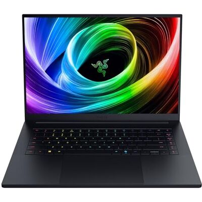 Razer Blade 16 (2025) 16 Zoll AI Gaming Laptop NVIDIA GeForce RTX 5060 AMD Ryzen AI 9 365-16" QHD+ 240Hz OLED Display 16GB LPDDR5X 8000 MHz 1TB SSD QWERTZ DE-Layout Schwarz Razer Blade 16 (2025) 16 Zoll AI Gaming Laptop NVIDIA GeForce RTX 5060 AMD Ryzen AI 9 365-16" QHD+ 240Hz OLED Display 16GB LPDDR5X 8000 MHz 1TB SSD QWERTZ DE-Layout Schwarz
