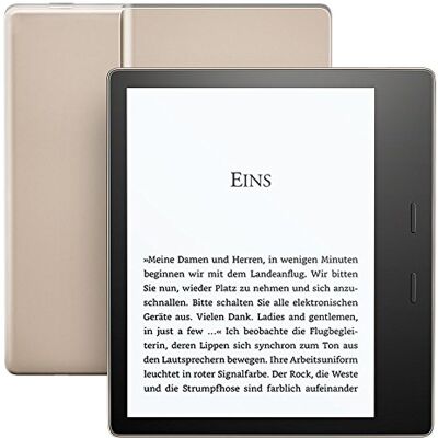 Amazon Zertifiziert und generalüberholt Kindle Oasis, wasserfest, 32 GB, WLAN (Vorgängermodell – 9. Generation) Amazon Zertifiziert und generalüberholt Kindle Oasis, wasserfest, 32 GB, WLAN (Vorgängermodell – 9. Generation)