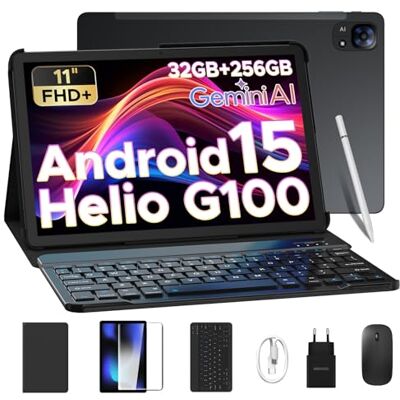 DOOGEE Tab E3 Android 15 AI Tablet mit Tastatur, Helio G100, 32GB + 256GB (2TB TF) Tablet 11 Zoll FHD+ 8800mAh Tablets mit SIM Card Slot, 4G LTE + 5G WiFi 7.5mm Ultradünn Tablets mit Stift,Maus,Hülle DOOGEE Tab E3 Android 15 AI Tablet mit Tastatur, Helio G100, 32GB + 256GB (2TB TF) Tablet 11 Zoll FHD+ 8800mAh Tablets mit SIM Card Slot, 4G LTE + 5G WiFi 7.5mm Ultradünn Tablets mit Stift,Maus,Hülle