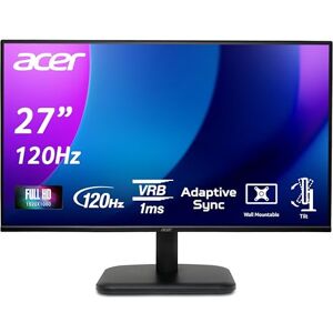 Acer EK271 G Monitor 27 Zoll (69 cm Bildschirm) Full HD, IPS, 120Hz HDMI, 75Hz VGA, 4ms (GTG), HDMI 1.4, VGA, AdaptiveSync Acer EK271 G Monitor 27 Zoll (69 cm Bildschirm) Full HD, IPS, 120Hz HDMI, 75Hz VGA, 4ms (GTG), HDMI 1.4, VGA, AdaptiveSync