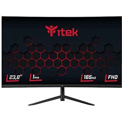 iTek Monitor GGF 23.8" Flat, FHD 1920x1080, VA, 165Hz, 16:9, 1ms MPRT, HDMI, DP, Speaker, HDR, Adaptive Sync iTek Monitor GGF 23.8" Flat, FHD 1920x1080, VA, 165Hz, 16:9, 1ms MPRT, HDMI, DP, Speaker, HDR, Adaptive Sync