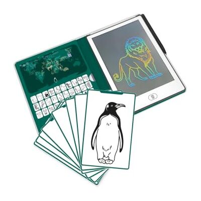 KIDYWOLF Kidydraw Mini-Zeichentablet - Welttiere KIDYWOLF Kidydraw Mini-Zeichentablet - Welttiere