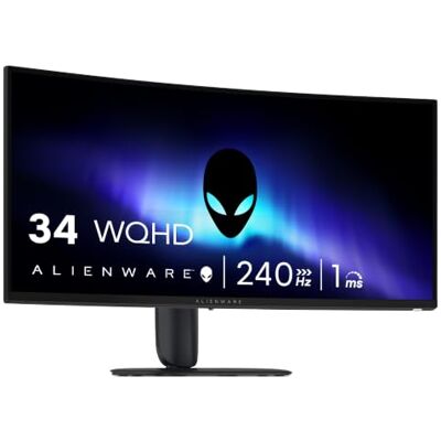 Alienware 34 Gaming Monitor AW3426DWM, WQHD (3440x1440), 240Hz, VA 1ms, AMD FreeSync Premium, 21:9 1500R Curved, HDR400, Dolby Vision, USB-C, DisplayPort, 2 HDMI, 2 USB, 3 Jahre Garantie Alienware 34 Gaming Monitor AW3426DWM, WQHD (3440x1440), 240Hz, VA 1ms, AMD FreeSync Premium, 21:9 1500R Curved, HDR400, Dolby Vision, USB-C, DisplayPort, 2 HDMI, 2 USB, 3 Jahre Garantie