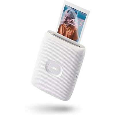 INSTAX Mini LINK2 Smartphone Printer, Clay White, Kompakt INSTAX Mini LINK2 Smartphone Printer, Clay White, Kompakt
