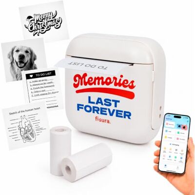 FISURA Mini-Thermodrucker Memories, Bluetooth-Etikettendrucker FISURA Mini-Thermodrucker Memories, Bluetooth-Etikettendrucker