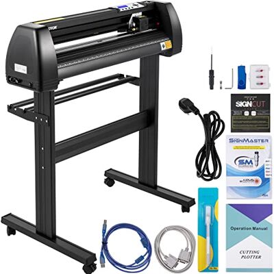 VEVOR Vinyl-Schneidemaschine Schneideplotter, 870 mm, LED-Plotter-Drucker, Präzise Manuelle Positionierung, Softwareunterstützung für MAC- und Windows-Systeme, Einstellbare Kraft & Geschwindigkeit VEVOR Vinyl-Schneidemaschine Schneideplotter, 870 mm, LED-Plotter-Drucker, Präzise Manuelle Positionierung, Softwareunterstützung für MAC- und Windows-Systeme, Einstellbare Kraft & Geschwindigkeit