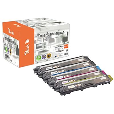 Peach B241/245 Spar Pack Plus Tonermodule (2xBK, C, M, Y) kompatibel mit Brother TN-241 für z.B. Brother DCP -9020 CDW, 3140 CW, HL-3150 CDN, 3150 CDW, 3170 Peach B241/245 Spar Pack Plus Tonermodule (2xBK, C, M, Y) kompatibel mit Brother TN-241 für z.B. Brother DCP -9020 CDW, 3140 CW, HL-3150 CDN, 3150 CDW, 3170