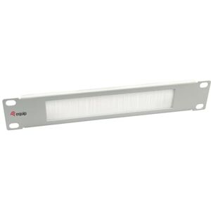Equip Kabeldurchführung 10" 1HE Bürstenplatte, grau Equip Kabeldurchführung 10" 1HE Bürstenplatte, grau