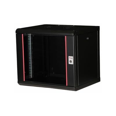 Equip Serverschrank 19" 09U 600x450mm Glastür schwarz Equip Serverschrank 19" 09U 600x450mm Glastür schwarz