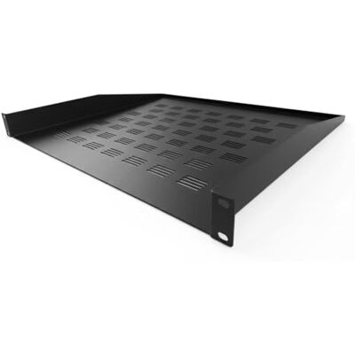 Infitronic INRWL01STL – 19 Zoll Rackablage 1HE Fachboden – Stabiler Regalboden für Netzwerkschrank (375mm Tiefe), Seitliche Belüftung, 25kg Traglast, 1,6mm Stahl, Schwarz Infitronic INRWL01STL – 19 Zoll Rackablage 1HE Fachboden – Stabiler Regalboden für Netzwerkschrank (375mm Tiefe), Seitliche Belüftung, 25kg Traglast, 1,6mm Stahl, Schwarz