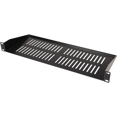 PULSE RKSV-1U180 1U belüftetes Rackregal, 180 mm Tiefe, robuster 1,5 mm Stahl, schwarz pulverbeschichtet, schlanker, platzsparender Rackmount Speicher für Server, Audiogeräte, Elektronik PULSE RKSV-1U180 1U belüftetes Rackregal, 180 mm Tiefe, robuster 1,5 mm Stahl, schwarz pulverbeschichtet, schlanker, platzsparender Rackmount Speicher für Server, Audiogeräte, Elektronik