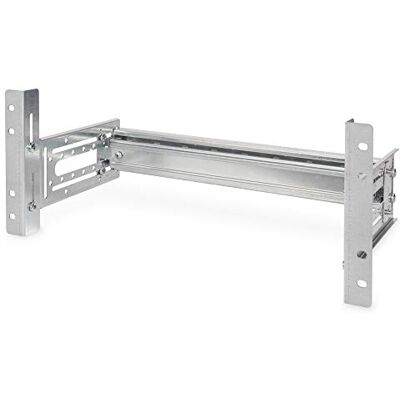 Digitus Hutschienenträger 19 Zoll 4HE Tiefe & Höhe der Norm-Schiene Variabel DIN Rail 390 mm Breite Digitus Hutschienenträger 19 Zoll 4HE Tiefe & Höhe der Norm-Schiene Variabel DIN Rail 390 mm Breite