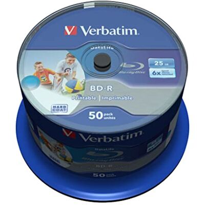 Verbatim - 43812 - 25GB - BD-R - Blu-Ray-Disc Verbatim - 43812 - 25GB - BD-R - Blu-Ray-Disc