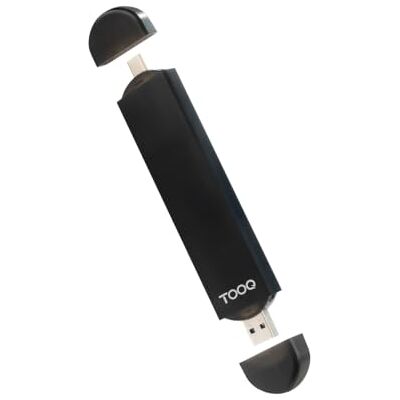 TOOQ TQE-2240B externes Gehäuse USB-C/M + USB-A/M für M.2 NGFF/NVMe SSD, Schwarz TOOQ TQE-2240B externes Gehäuse USB-C/M + USB-A/M für M.2 NGFF/NVMe SSD, Schwarz