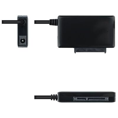 Blendend USB 3.0 auf SATA-Adapter für 2,5/3,5-Zoll-Festplatten inklusive USB-C-Netzteil, unterstützt Übertragungsraten von bis zu 5 Gbit/s. Ideal zum Anschluss von HDD oder SSD an Ihren PC oder Laptop. Blendend USB 3.0 auf SATA-Adapter für 2,5/3,5-Zoll-Festplatten inklusive USB-C-Netzteil, unterstützt Übertragungsraten von bis zu 5 Gbit/s. Ideal zum Anschluss von HDD oder SSD an Ihren PC oder Laptop.