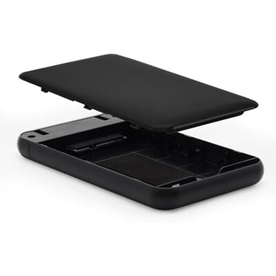 Brightium Externes 2,5-Zoll-Gehäuse für 9,5-mm-SATA-Festplatten mit USB 3.1 Gen 1 Anschluss für schnelle und sichere Übertragungen. Das schwarze Design fügt einen eleganten Touch hinzu, ideal für den Transport Brightium Externes 2,5-Zoll-Gehäuse für 9,5-mm-SATA-Festplatten mit USB 3.1 Gen 1 Anschluss für schnelle und sichere Übertragungen. Das schwarze Design fügt einen eleganten Touch hinzu, ideal für den Transport