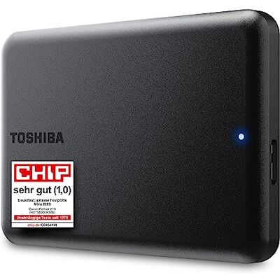 Toshiba Canvio Partner 2TB Portable 2.5'' Externe Festplatte, USB 3.2, Mac & Windows kompatibel (HDTB520EK3AB) Toshiba Canvio Partner 2TB Portable 2.5'' Externe Festplatte, USB 3.2, Mac & Windows kompatibel (HDTB520EK3AB)