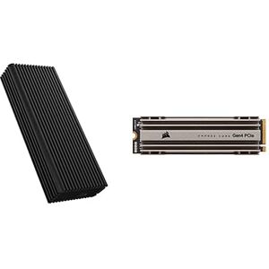 Corsair ICY Box USB 3.2 Gehäuse für M.2 NVMe SSD MP600 PRO Gen4 PCIe x4 NVMe M.2 SSD – High-Density TLC NAND