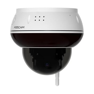 Foscam D8T 4K 8 MP WLAN Dome Überwachungskamera mit motorisierter PT-Funktion, KI-Personen- und Fahrzeugerkennung, IK10 Vandalismusschutz, WiFi 6, (weiß) Foscam D8T 4K 8 MP WLAN Dome Überwachungskamera mit motorisierter PT-Funktion, KI-Personen- und Fahrzeugerkennung, IK10 Vandalismusschutz, WiFi 6, (weiß)