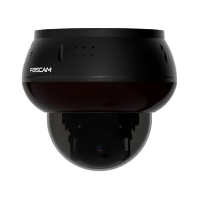 Foscam D8ET 4K 8 MP PoE IP Dome Überwachungskamera mit motorisierter PT-Funktion, KI-Personen- und Fahrzeugerkennung, IK10 Vandalismus-Schutz (schwarz) Foscam D8ET 4K 8 MP PoE IP Dome Überwachungskamera mit motorisierter PT-Funktion, KI-Personen- und Fahrzeugerkennung, IK10 Vandalismus-Schutz (schwarz)