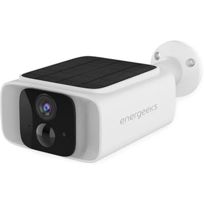 Energeeks Atlas Nano Überwachungskamera für den Außenbereich, WLAN, Dual 2,4/5 GHz, integriertes Solarpanel, 4 MP, 2K, 7800-mAh-Akku, menschliche Erkennung, IP65, Sirene und LED-Licht Energeeks Atlas Nano Überwachungskamera für den Außenbereich, WLAN, Dual 2,4/5 GHz, integriertes Solarpanel, 4 MP, 2K, 7800-mAh-Akku, menschliche Erkennung, IP65, Sirene und LED-Licht