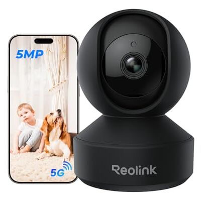 Reolink 3K Überwachungskamera Innen WLAN Schwenkbar, Home und Baby Monitor, Personen-/Haustier-/Baby-Schreierkennung, Auto-Tracking, 2,4/5GHz WiFi IP Kamera Indoor, 5MP IR-Nachtsicht, E1 Pro Schwarz Reolink 3K Überwachungskamera Innen WLAN Schwenkbar, Home und Baby Monitor, Personen-/Haustier-/Baby-Schreierkennung, Auto-Tracking, 2,4/5GHz WiFi IP Kamera Indoor, 5MP IR-Nachtsicht, E1 Pro Schwarz
