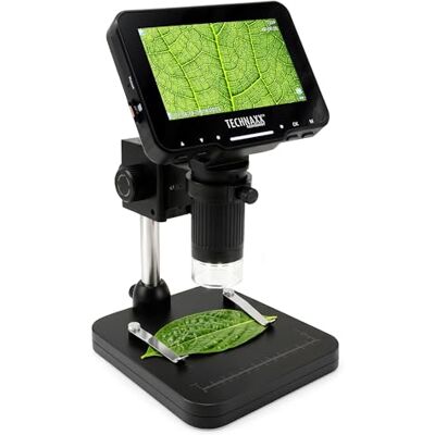 Technaxx Mikroskop Digital mit 50x Vergrößerung, 4,3 Zoll IPS Display, 8 LED Beleuchtung, Foto&Video Aufnahme, USB PC Verbindung, Tragbares Digitalmikroskop für Münzen, Elektronik & Pflanzen – TX-277 Technaxx Mikroskop Digital mit 50x Vergrößerung, 4,3 Zoll IPS Display, 8 LED Beleuchtung, Foto&Video Aufnahme, USB PC Verbindung, Tragbares Digitalmikroskop für Münzen, Elektronik & Pflanzen – TX-277