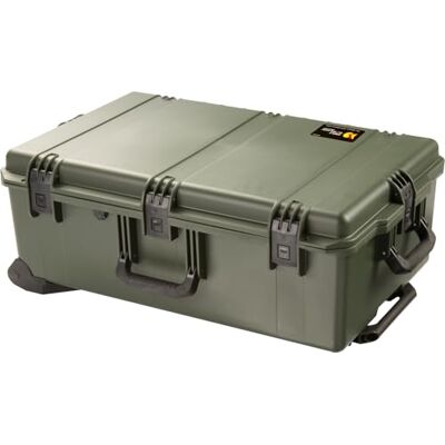 PELI Storm IM2950 Widerstandsfähiger Wasserdichter Transportkoffer, Wasser- und Staubdicht, 90L Volumen, Ohne Schaum, Farbe: Olivgrün/OD Green PELI Storm IM2950 Widerstandsfähiger Wasserdichter Transportkoffer, Wasser- und Staubdicht, 90L Volumen, Ohne Schaum, Farbe: Olivgrün/OD Green