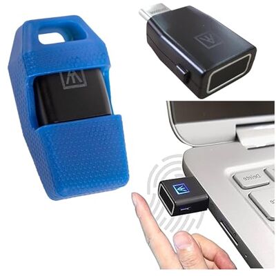 AUTHENTREND ATKey.Pro USB-C Sicherheitsschlüssel (Biometrie, Fingerabdruckleser, FIDO2, Passwortfreie Anmeldung, Windows, Entra ID, macOS, Linux, Chrome OS, Kompakt, ohne Treiber) AUTHENTREND ATKey.Pro USB-C Sicherheitsschlüssel (Biometrie, Fingerabdruckleser, FIDO2, Passwortfreie Anmeldung, Windows, Entra ID, macOS, Linux, Chrome OS, Kompakt, ohne Treiber)