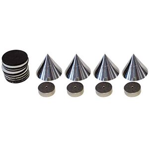 Dynavox 204605 4x Boxenspikes Noisekiller Lautsprecher Absorber Spikes chrome Dynavox 204605 4x Boxenspikes Noisekiller Lautsprecher Absorber Spikes chrome