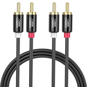 CableCreation Cinch Kabel 5M, 2 x RCA auf 2 x RCA Stereo Audiokabel Kompatibel mit Lautsprechern, AMP, Plattenspielern, Empfängern, Heimkinosystemen, Subwoofern, Doppelt Geschirmt/Vergoldetem/ 16FT CableCreation Cinch Kabel 5M, 2 x RCA auf 2 x RCA Stereo Audiokabel Kompatibel mit Lautsprechern, AMP, Plattenspielern, Empfängern, Heimkinosystemen, Subwoofern, Doppelt Geschirmt/Vergoldetem/ 16FT