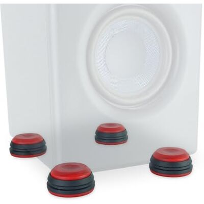 keepdrum SSA300RD Lautsprecher Plattenspieler Resonanz-Absorber Schwingungsdämpfer Boxen-Füße Rot 4 Stück keepdrum SSA300RD Lautsprecher Plattenspieler Resonanz-Absorber Schwingungsdämpfer Boxen-Füße Rot 4 Stück