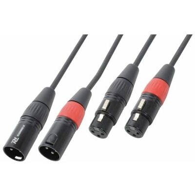 Power Dynamics PD Connex Kabel 2x XLR-Stecker Buchse 6 m Schwarz Power Dynamics PD Connex Kabel 2x XLR-Stecker Buchse 6 m Schwarz