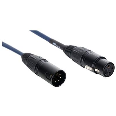 Pronomic Stage 3F5M-0.2 DMX Adapter-Kabel 3-pol female auf 5-pol male 20 cm Professionelles DMX Adapter-Kabel, Stecker: 3-pol XLR female ? 5-pol XLR male, Goldkontakte für störungsfreie Übertragung Pronomic Stage 3F5M-0.2 DMX Adapter-Kabel 3-pol female auf 5-pol male 20 cm Professionelles DMX Adapter-Kabel, Stecker: 3-pol XLR female ? 5-pol XLR male, Goldkontakte für störungsfreie Übertragung