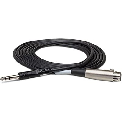 Hosa STX-102F, Balanced Interconnect, XLR3F to 1/4 in TRS, 2 ft Hosa STX-102F, Balanced Interconnect, XLR3F to 1/4 in TRS, 2 ft