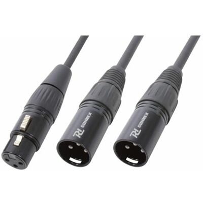 Power Dynamics PD Connex Kabel 1x XLR Buchse 2x XLR Stecker 50 cm Power Dynamics PD Connex Kabel 1x XLR Buchse 2x XLR Stecker 50 cm