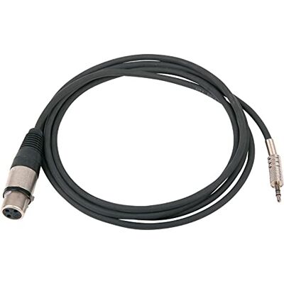 MUSIC STORE MTP Adapterkabel 2.0FXPM3-3,5SW-A, XLRf / 3,5 SteKli 2m, Hochwertiges Mikrofonkabel, Gebrückte Verbindung, Ideal für Aufnahmen, REC0003394-000 MUSIC STORE MTP Adapterkabel 2.0FXPM3-3,5SW-A, XLRf / 3,5 SteKli 2m, Hochwertiges Mikrofonkabel, Gebrückte Verbindung, Ideal für Aufnahmen, REC0003394-000