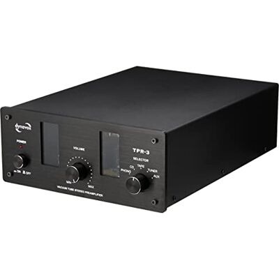 Dynavox Röhrenvorstufe TPR-3, Vorverstärker mit Röhren, 5 Cinch-Eingänge inkl. Phono-Eingang für Plattenspieler mit MM- und MC-Umschaltung, schwarz Dynavox Röhrenvorstufe TPR-3, Vorverstärker mit Röhren, 5 Cinch-Eingänge inkl. Phono-Eingang für Plattenspieler mit MM- und MC-Umschaltung, schwarz