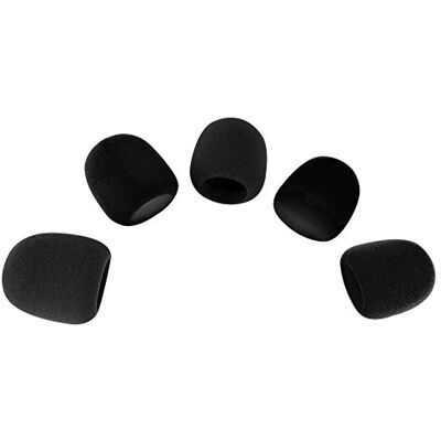 Pronomic WS-505 BK Windschutz 40-55 mm 5er Set Schwarz, Farbe: Schwarz Windschutz für Mikrofone, Dämpft Körperschall- und Popp-Geräusche, Geeignet für Mikrofone mit 40-55 mm Korbdurchmesser Pronomic WS-505 BK Windschutz 40-55 mm 5er Set Schwarz, Farbe: Schwarz Windschutz für Mikrofone, Dämpft Körperschall- und Popp-Geräusche, Geeignet für Mikrofone mit 40-55 mm Korbdurchmesser