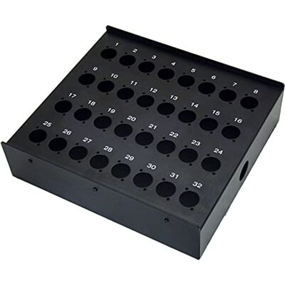 MUSIC STORE Stagebox 32/32 für Boden/Wand, D-Serie Buchse Stecker MUSIC STORE Stagebox 32/32 für Boden/Wand, D-Serie Buchse Stecker
