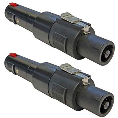 keepdrum ADA037 Speakon-Adapter Klinke-Buchse zu Speakon Stecker 2 STÜCK keepdrum ADA037 Speakon-Adapter Klinke-Buchse zu Speakon Stecker 2 STÜCK