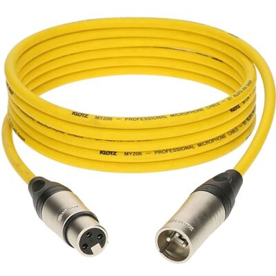 Klotz M1K5FM0300 Mikrofonkabel gelb 3 m Mikrofonkabel Klotz M1K5FM0300 Mikrofonkabel gelb 3 m Mikrofonkabel