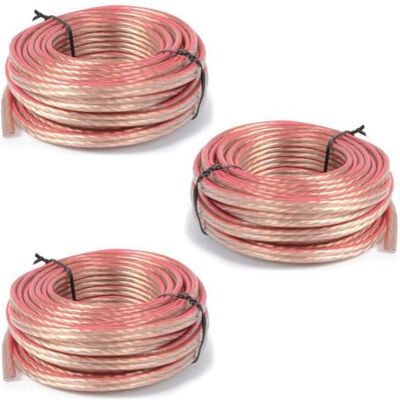 Power Dynamics SkyTec 3 Rollen Lautsprecherkabel 1,5 mm² mit Polaritätsanzeige 10 Meter Power Dynamics SkyTec 3 Rollen Lautsprecherkabel 1,5 mm² mit Polaritätsanzeige 10 Meter