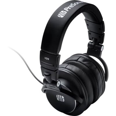 PreSonus HD9 Professioneller Geschlossener Studiokopfhörer für Aufnahme, Wiedergabe und Überwachung, Streaming und Podcasting PreSonus HD9 Professioneller Geschlossener Studiokopfhörer für Aufnahme, Wiedergabe und Überwachung, Streaming und Podcasting